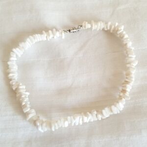 Vintage Puka Shell White Ankle Bracelet